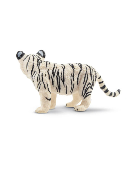 Figurine bébé tigre blanc debout ToyMany