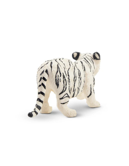 Figurine bébé tigre blanc qui s’étire ToyMany