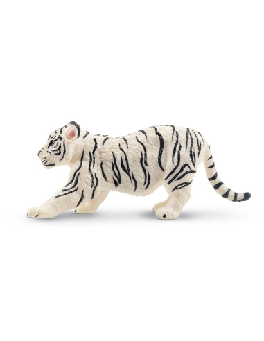 Figurine bébé tigre blanc qui s’étire ToyMany