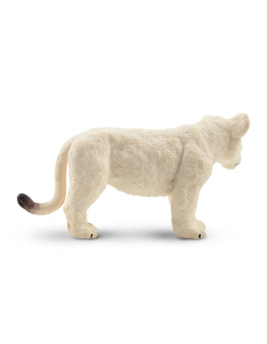 Figurine lionceau blanc debout ToyMany