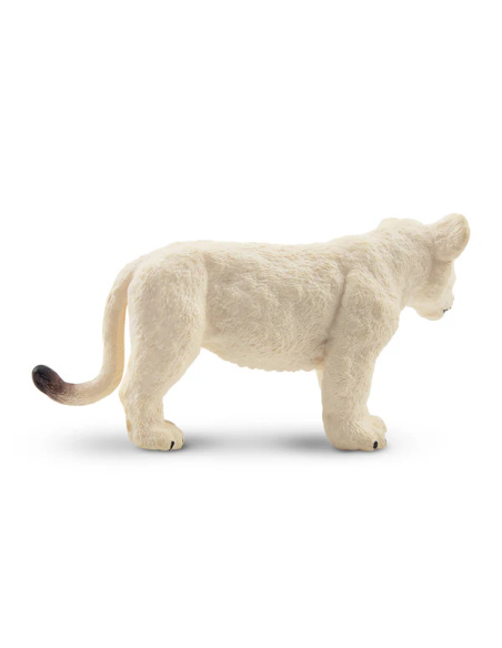 Figurine lionceau blanc debout ToyMany