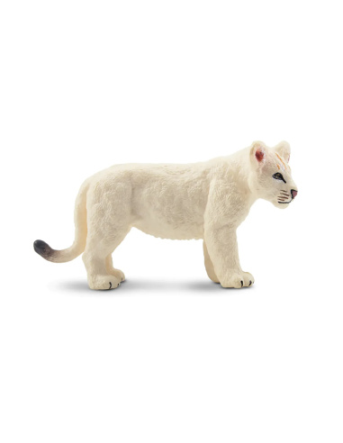 Figurine lionceau blanc debout ToyMany