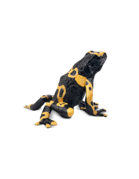 Figurine dendrobate à bandes jaunes ToyMany