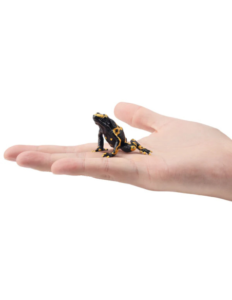Figurine dendrobate à bandes jaunes ToyMany