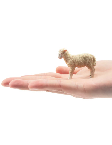 Figurine agneau brun ToyMany