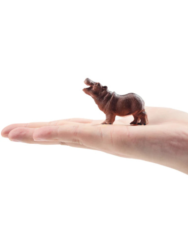 Figurine bébé hippopotame ToyMany