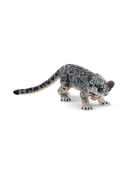 Figurine bébé léopard des neiges ToyMany