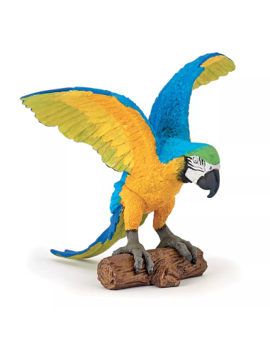 Figurine Ara Bleu Papo 50235 - Perroquet Tropical
