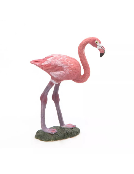 Figurine Flamant Rose Papo - Échassier Filtrant