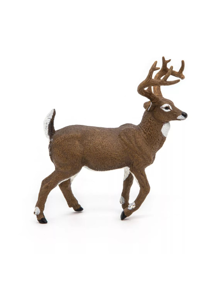 Figurine Cerf Virginie Papo 53021 - Mammifère Amérique