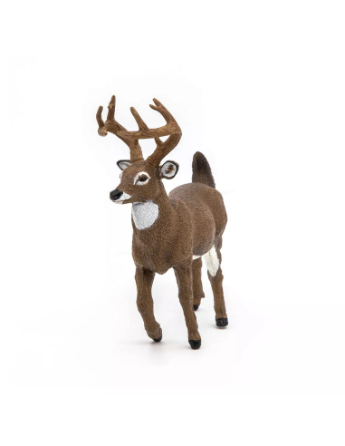 Figurine Cerf Virginie Papo 53021 - Mammifère Amérique