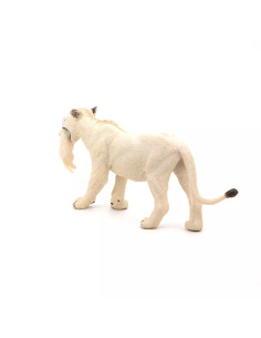 Figurine Lionne Blanche Lionceau Papo - Félins Rares 2