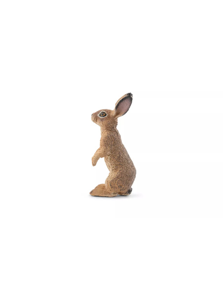 Figurine Lièvre Debout Papo - Lagomorphe Rapide