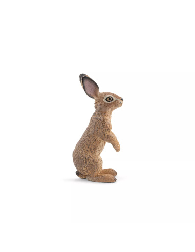 Figurine Lièvre Debout Papo - Lagomorphe Rapide