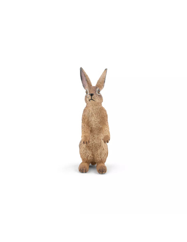 Figurine Lièvre Debout Papo - Lagomorphe Rapide