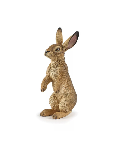 Figurine Lièvre Debout Papo - Lagomorphe Rapide