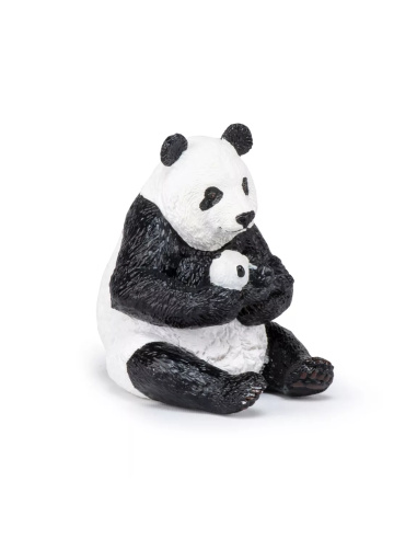 Figurine Panda Assis Bébé Papo - Scène Maternelle