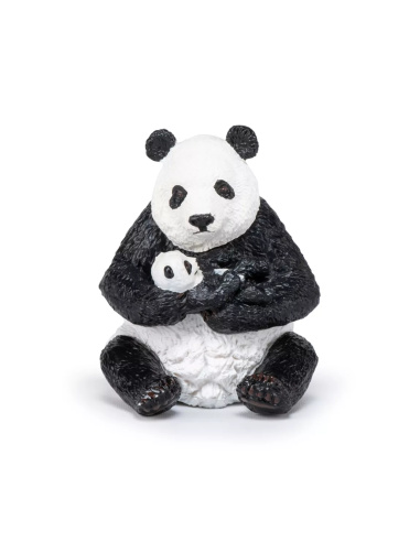 Figurine Panda Assis Bébé Papo - Scène Maternelle