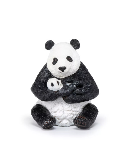 Figurine Panda Assis Bébé Papo - Scène Maternelle