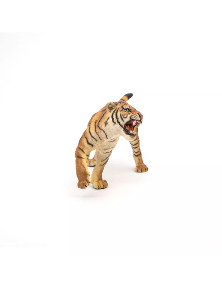 Figurine Tigre Rugissant Papo - Félin Sumatra