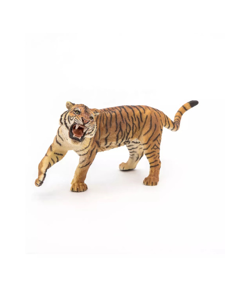Figurine Tigre Rugissant Papo - Félin Sumatra