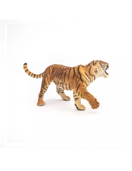 Figurine Tigre Rugissant Papo - Félin Sumatra