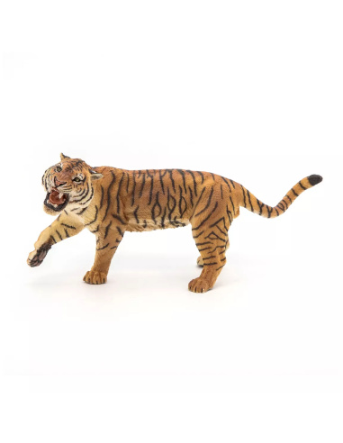 Figurine Tigre Rugissant Papo - Félin Sumatra