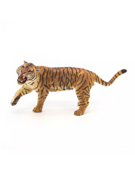 Figurine Tigre Rugissant Papo - Félin Sumatra