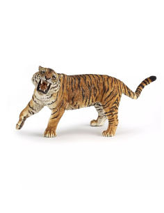 Figurine Tigre Rugissant Papo - Félin Sumatra