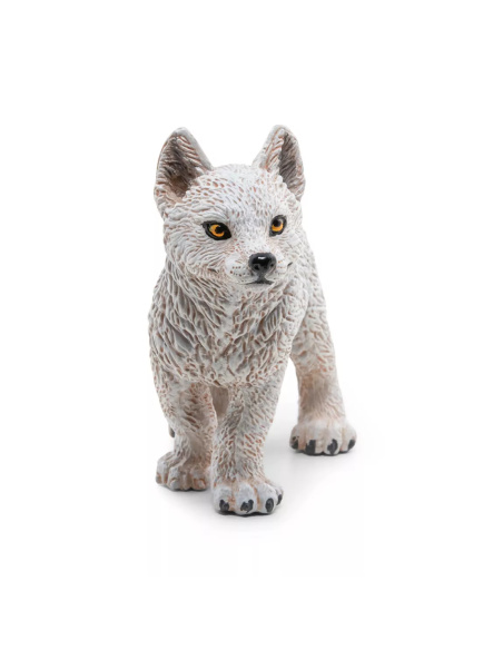 Figurine Jeune Loup Polaire Papo - Canidé Arctique