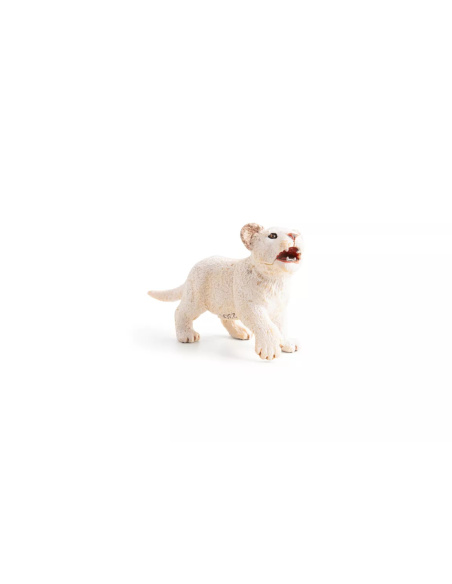 Figurine Lionceau Blanc Papo - Jeune Lion Rare