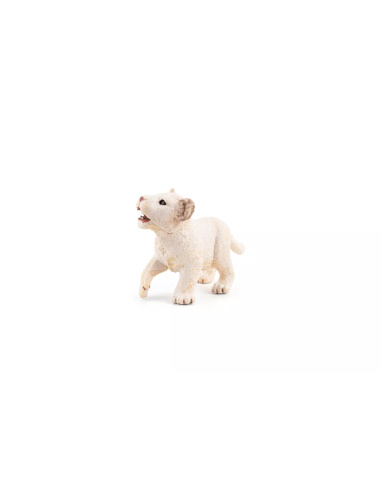 Figurine Lionceau Blanc Papo - Jeune Lion Rare