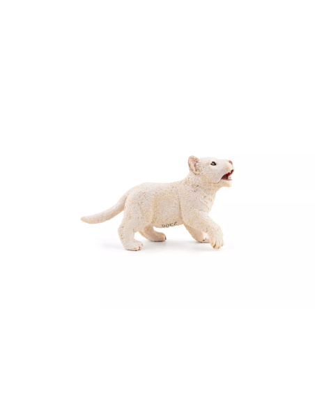 Figurine Lionceau Blanc Papo - Jeune Lion Rare