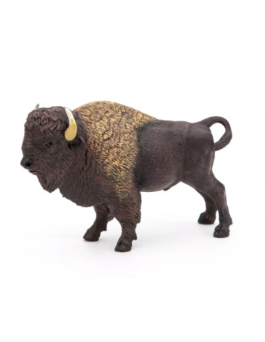 Figurine Bison Amérique Papo - Bovidé Emblématique