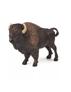 Figurine Bison Amérique Papo - Bovidé Emblématique