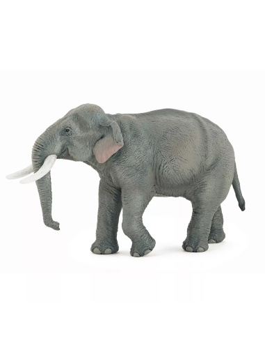 Figurine Éléphant Asie Papo - Pachyderme Intelligent