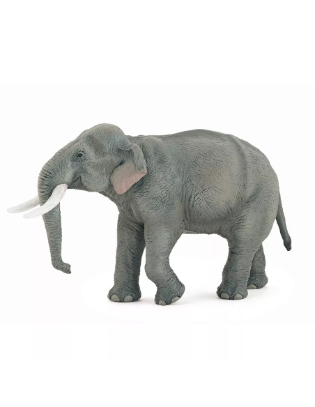 Figurine Éléphant Asie Papo - Pachyderme Intelligent