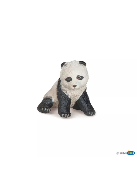 Figurine Bébé Panda Assis Papo - Jeune Ursidé