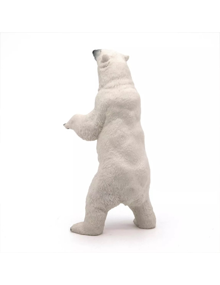Figurine Ours Polaire Debout Papo - Carnivore Arctique