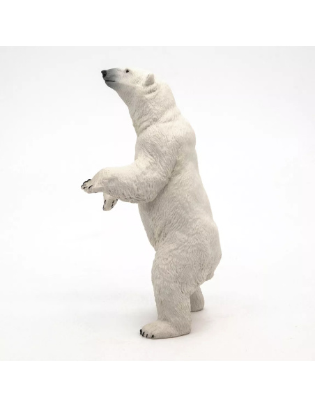 Figurine Ours Polaire Debout Papo - Carnivore Arctique