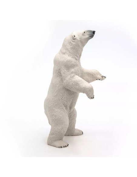 Figurine Ours Polaire Debout Papo - Carnivore Arctique