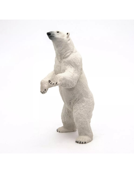 Figurine Ours Polaire Debout Papo - Carnivore Arctique