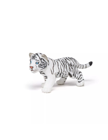 Figurine Bébé Tigre Blanc Papo - Félin Leucistique