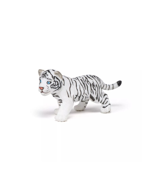 Figurine Bébé Tigre Blanc Papo - Félin Leucistique