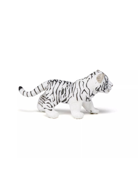 Figurine Bébé Tigre Blanc Papo - Félin Leucistique