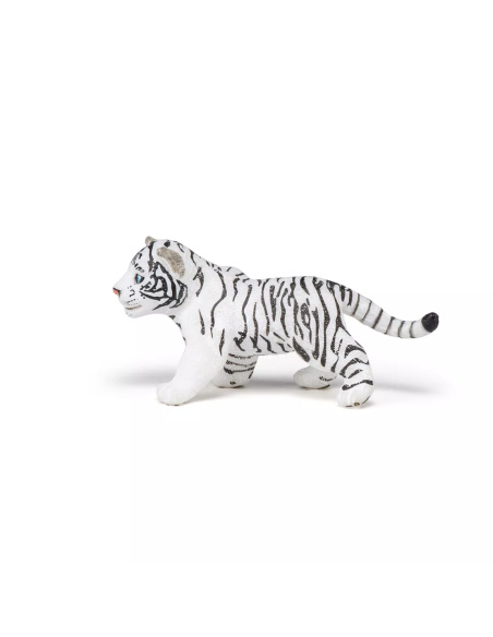 Figurine Bébé Tigre Blanc Papo - Félin Leucistique