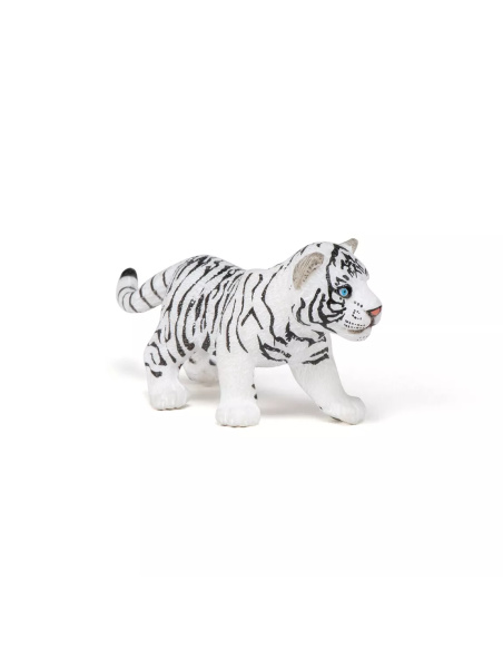 Figurine Bébé Tigre Blanc Papo - Félin Leucistique