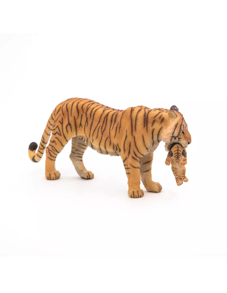 Figurine Tigresse et Bébé Papo - Féline Asie