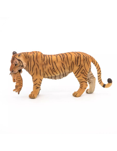 Figurine Tigresse et Bébé Papo - Féline Asie
