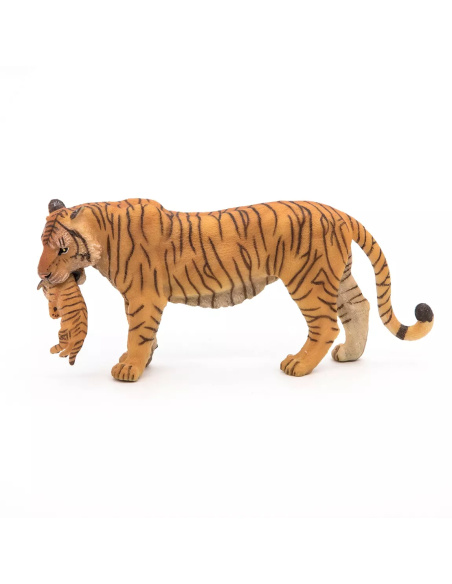 Figurine Tigresse et Bébé Papo - Féline Asie
